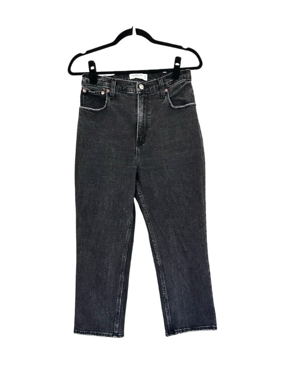 Abercrombie & Fitch The Ankle Straight Ultra High Rise Jean